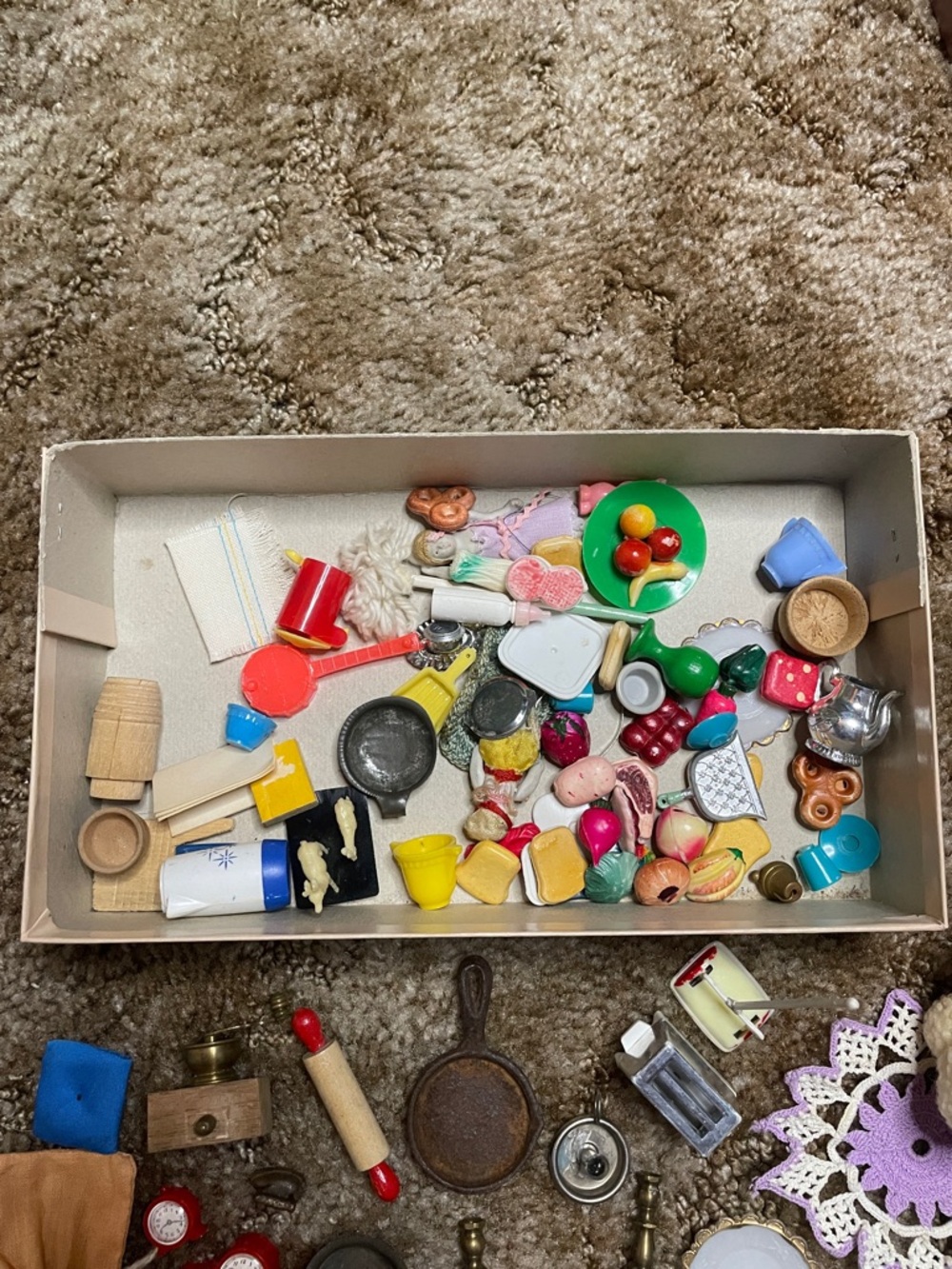Vintage Doll House Mini Accessories & Items Misc Lot - Picture 4 of 5